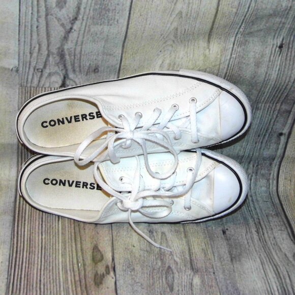 CONVERSE All Star Dainty Mule White Sneakers Womens Size 7 - Picture 6 of 7